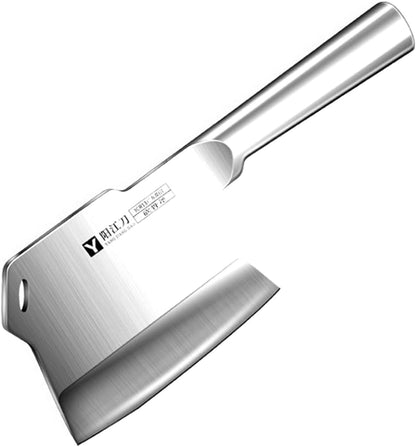Meat Cleaver, Stainless Steel Thickened Butcher'S Knives Axe Type Bone Knife Heavy Duty Knife1