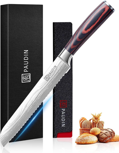 Bread Knife, 8" Serrated Bread Knife for Homemade Bread, Gift Box1