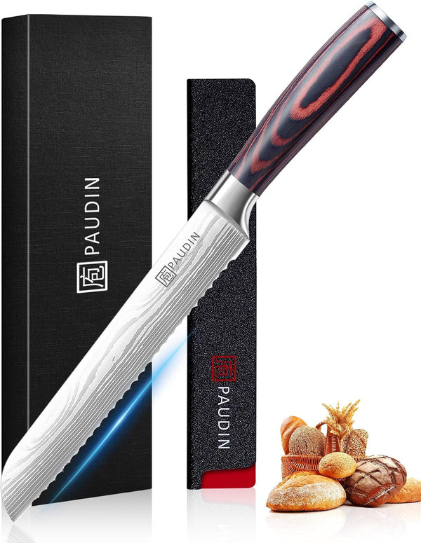 Bread Knife, 8" Serrated Bread Knife for Homemade Bread, Gift Box1