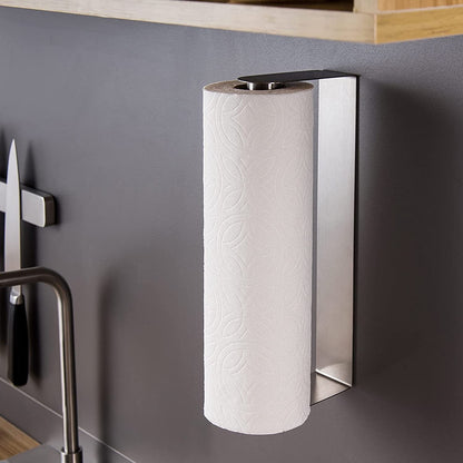 Paper Towel Holder under Cabinet, Self Adhesive Paper Roll Rack1