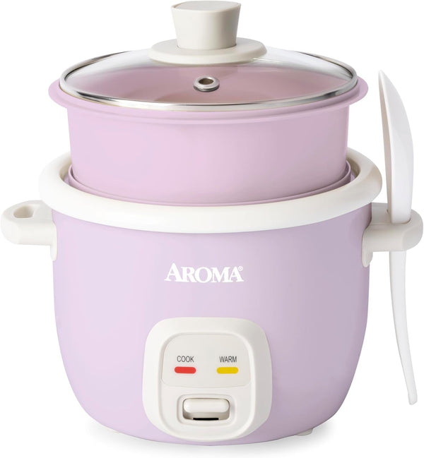 ® Corecoat Rice Cooker with Pop-Up Food Steaming Basket (4 Cups Cooked, 2 Cups Uncooked, 1 Qt)1