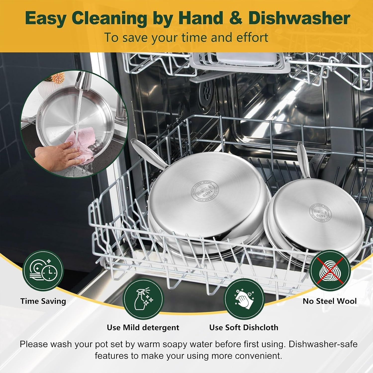 8-10-inch-3-ply-stainless-steel-frying-pan-skillet-2-pieces-stainless-steel-pan-skillet-induction-stir-fry-pan-oven-all-stoves-safe-heavy-duty-even-heat-dishwasher-safe-silver