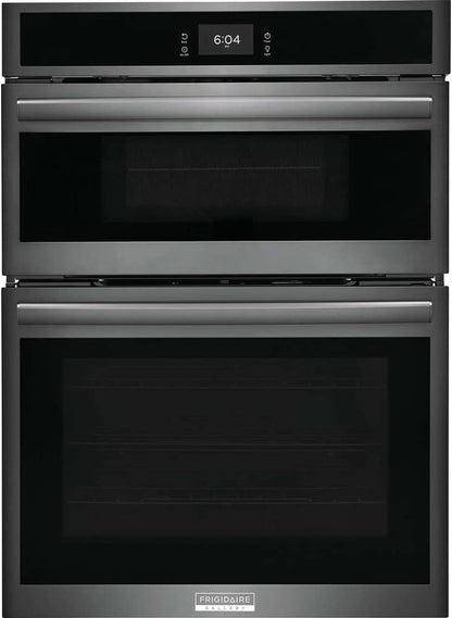 Gallery 30 in Electric Built-In Wall Oven & Microwave Combination W/Total Convection, Smudgeproof Black Stainless Steel1