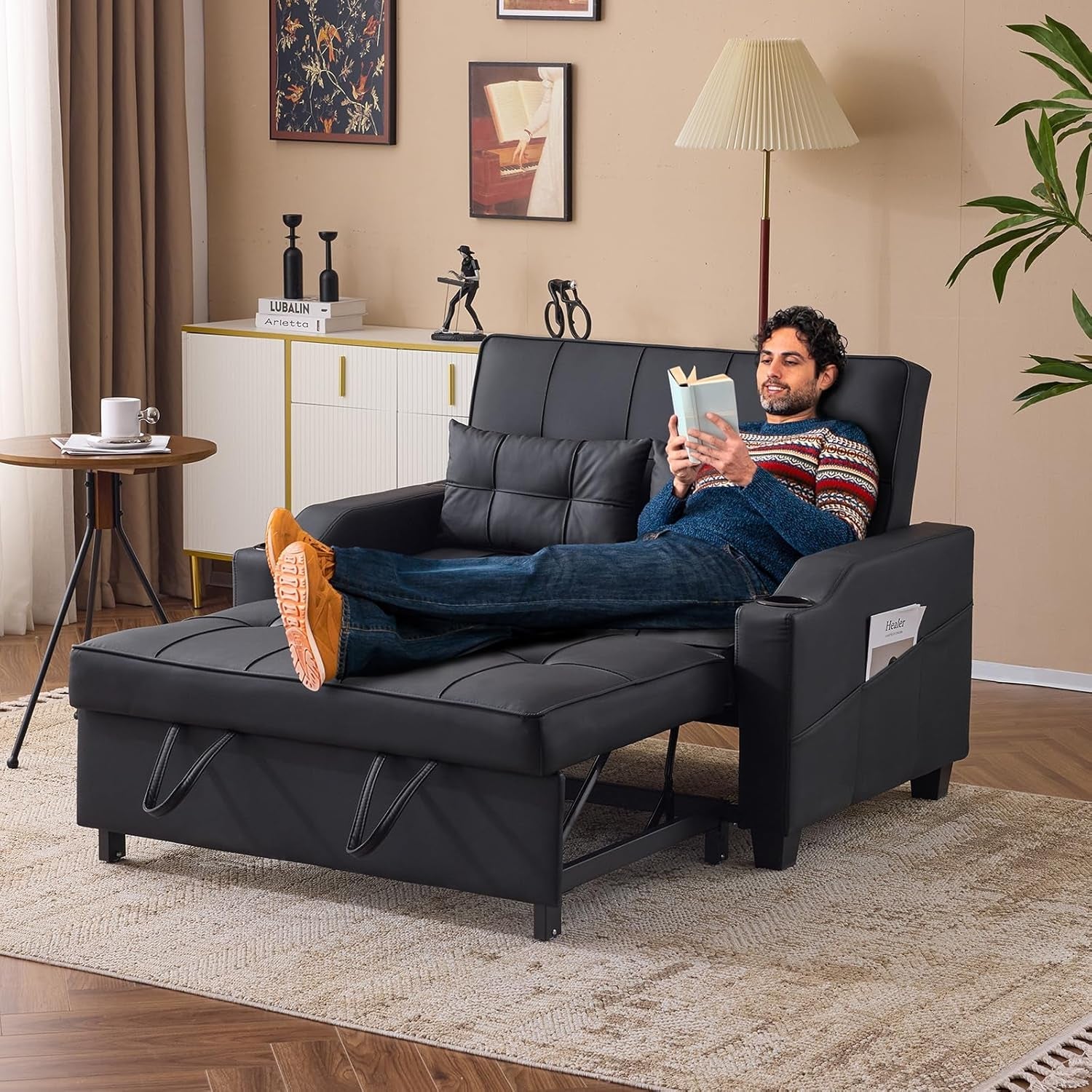 convertible-loveseat-sleeper-sofa-bed-pullout-couch-for-living-room
