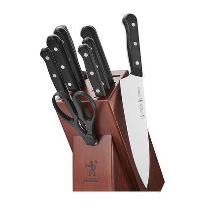 Henckels Solution 10-Pc Knife Set, Razor-Sharp, German Engineered, Brown1