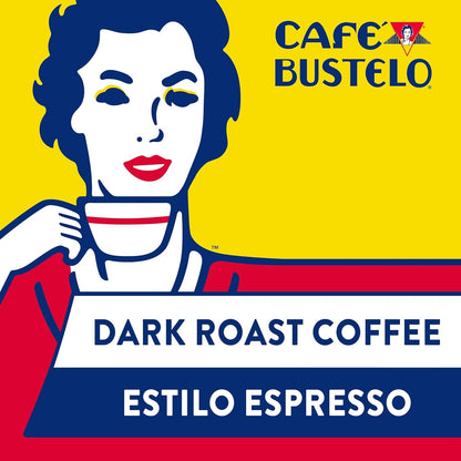 Café Bustelo Espresso Style Dark Roast Ground Coffee, 10 Oz. Can | Packaging May Vary2