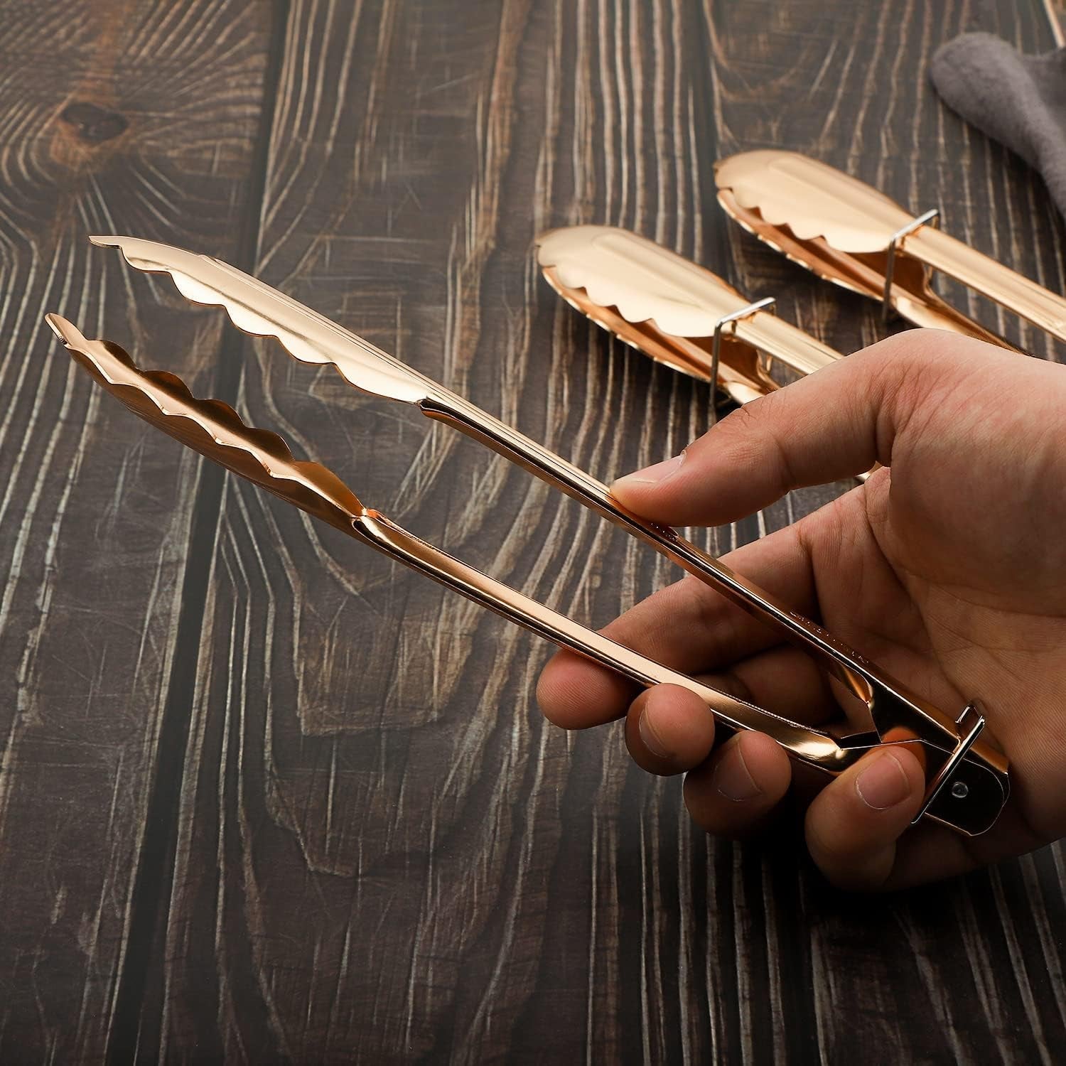9-inch-kitchen-food-tongs-for-cooking-and-serving-aluminum-set-of-3-gold-plated
