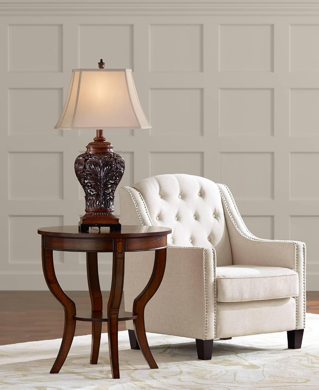 leafwork-32-1-2-table-lamp-large-bronze-brown-vase-cottage-rectangular-shade-traditional-wood-living-room-bedroom-bedside-nightstand-house-office-home-family-tan-end