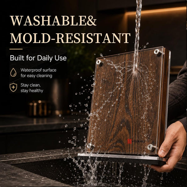 Magnetic Kitchen Knife Block Holder with Acrylic Shield6