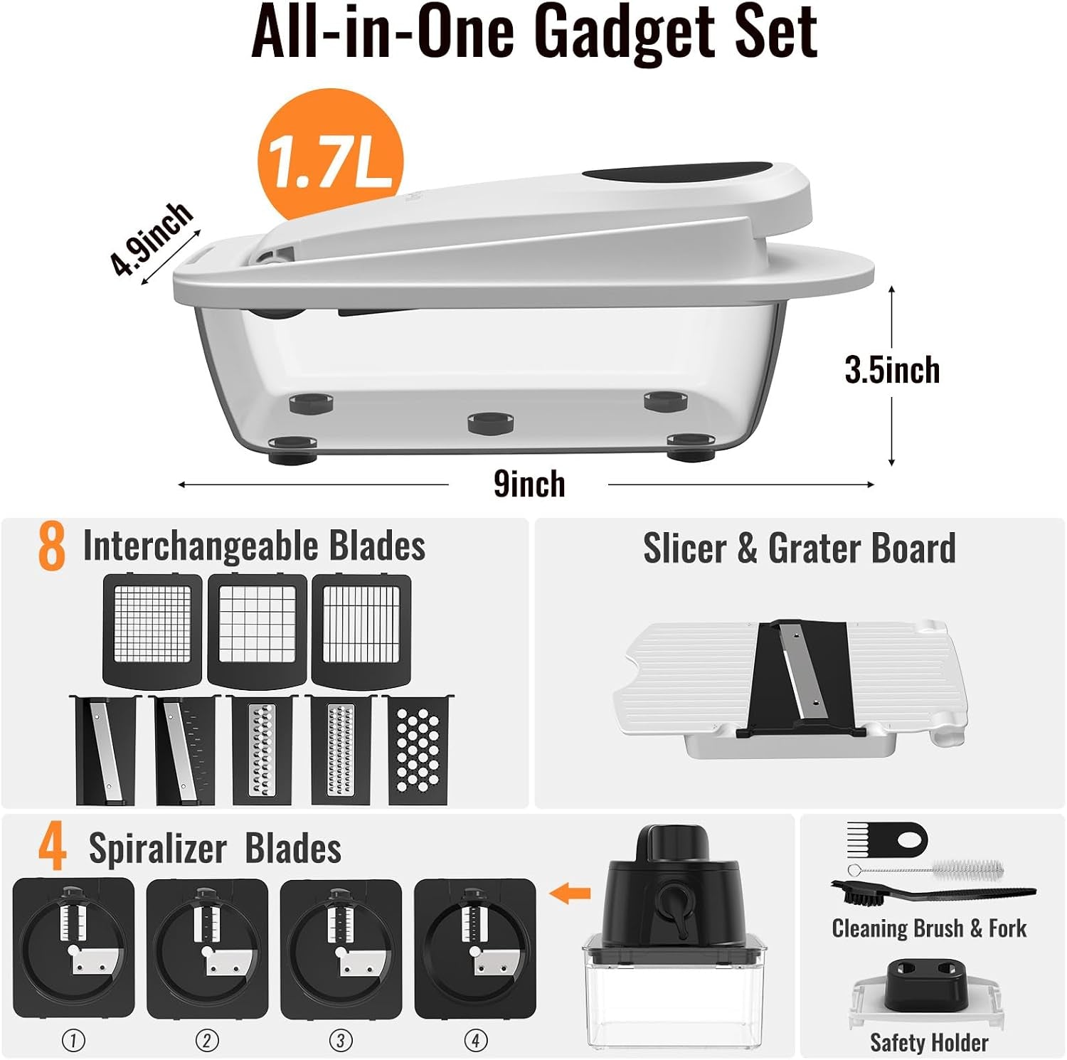 12-blade-cook-tool-gadget-sets-chopper-slicer-grater-set-white-vegetable-chopper-mandoline-slicer-food-grater-with-container-for-onion-veggie-salad