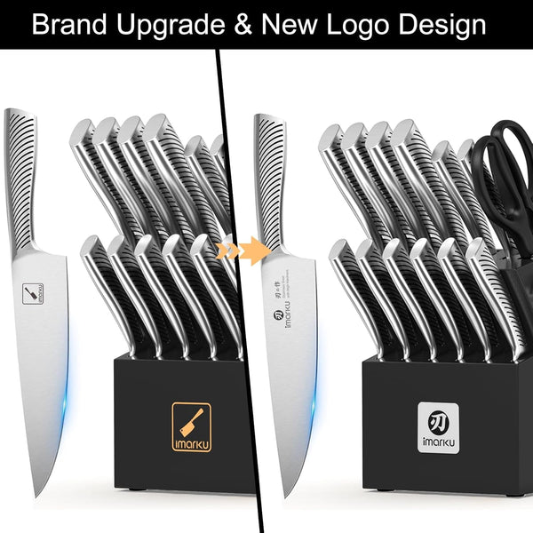 14-Piece Knife Block Set with Build-In Sharpener9