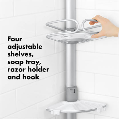 OXO Good Grips Quick-Extend Aluminum Pole Caddy6