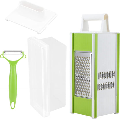 5 in 1 Shredding Machine Multifunctional Vegetable Peeler and Grater with 4 Interchangeable Blades for Slicing Chopping Grinding Kitchen Use1