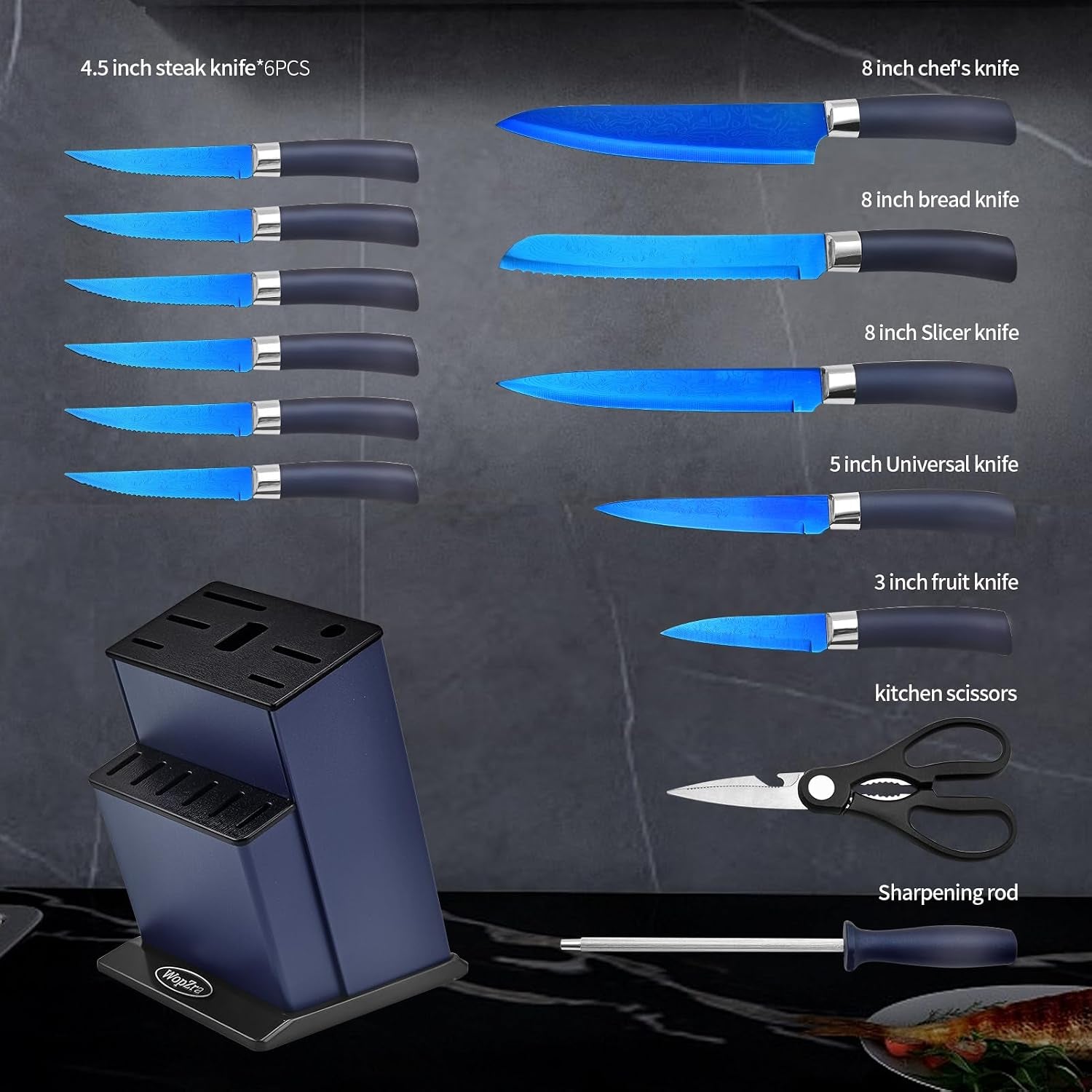 knife-set-kitchen-non-stick-knives-set-with-block-thick-blade-cutlery-knife-block-sets-with-sharpener-6pcs-steak-knife-shears-chef-sharp-quality-aluminum-alloy-block-blue-handle-and-blade