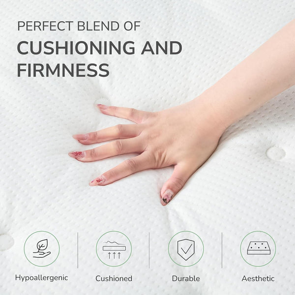 10 Inch Queen Hybrid Mattress in a Box, Medium Firm5