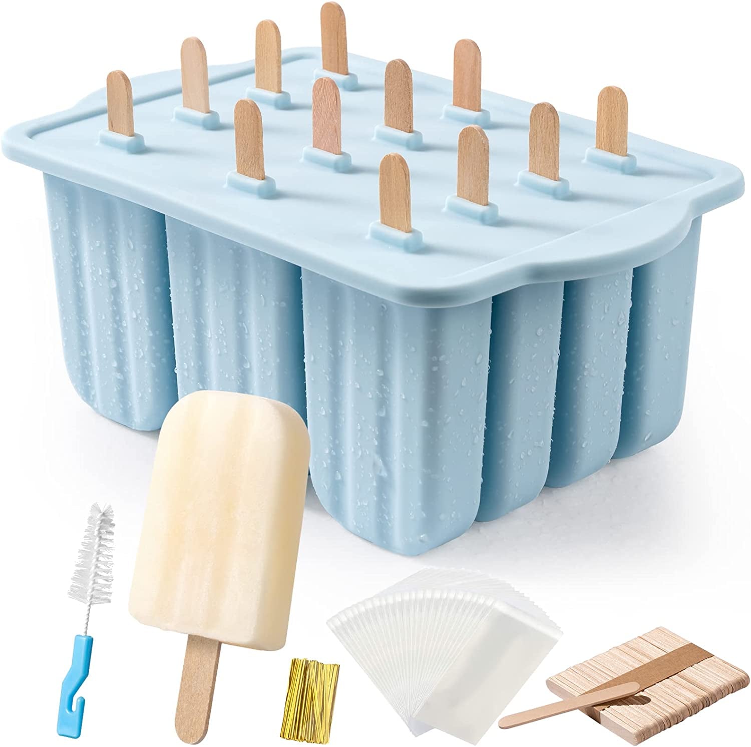 popsicles-molds-12-pieces-silicone-popsicle-molds-easy-release-bpa-free-popsicle-maker-molds-ice-pop-molds-homemade-popsicle-ice-pop-maker-with-50pcs-popsicle-sticks-cleaning-brush