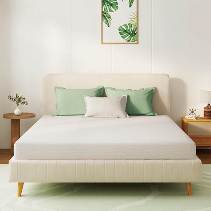 6 Inch Full Mattress for Kids,Cooling Green Tea Gel Memory Foam1