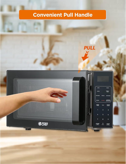 5-In-1 Countertop Microwave Air Fryer Combo, CHMF9BG, Black | 0.9 Cu. Ft. Capacity, Microwave Air Fryer Convection Oven Bake and Roast, 900W, 10.6” Turntable Plate5