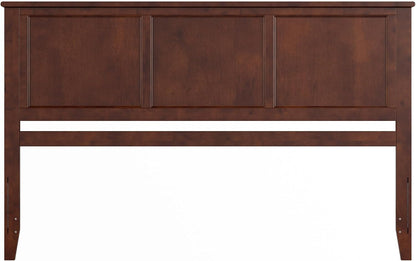 , Madison King Solid Wood Panel Headboard, Walnut6