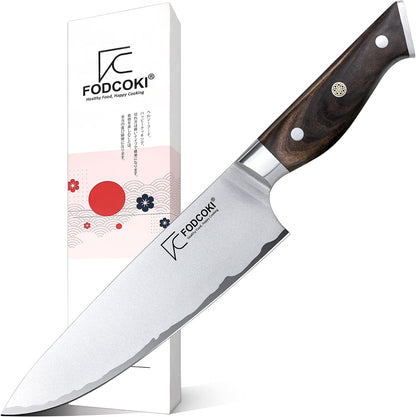 Japanese Chef Knife 8 Inch Kitchen Sharp Knife High Carbon Steel AUS10 with Ebony Wood Handle Professional Chefs Knife for Cutting Meat Vegetable1