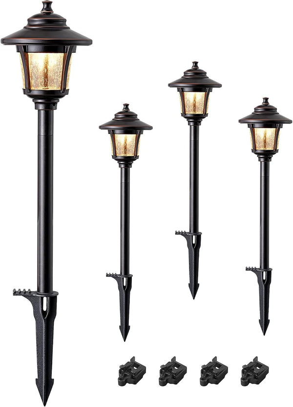 Low Voltage Landscape Lighting 12V 3W 120LM with Connectors 4 Pack1