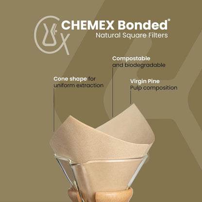Bonded Filter - Natural Square - 100 Count (Pack of 2) - Exclusive Packaging2
