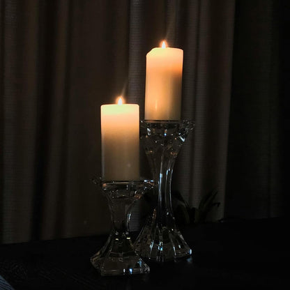 Pillar Candles White 6 Pack, 2.8X4 Inch Unscented Candle5