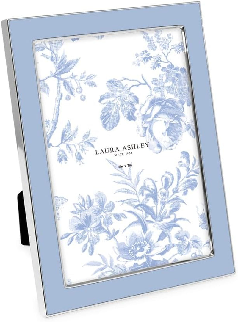 laura-ashley-5x7-cashmere-blue-enamel-picture-frame-silver-edge-w-easel
