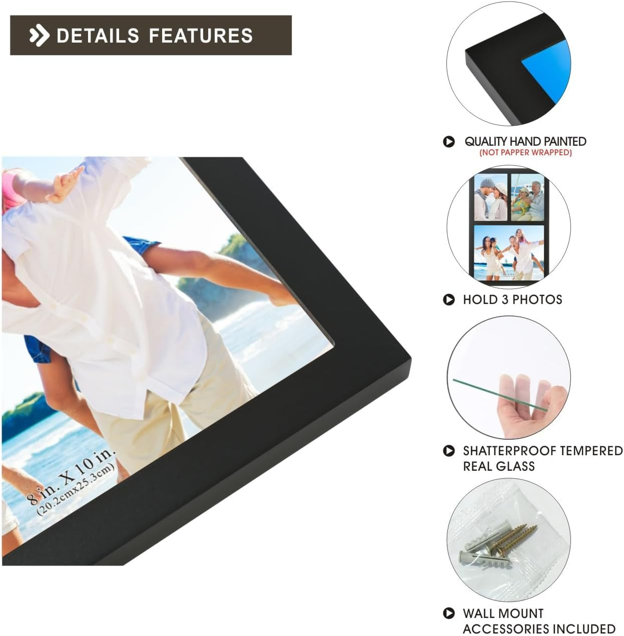 collage-picture-frame-black-wood-8x10-3-opening-1-pack
