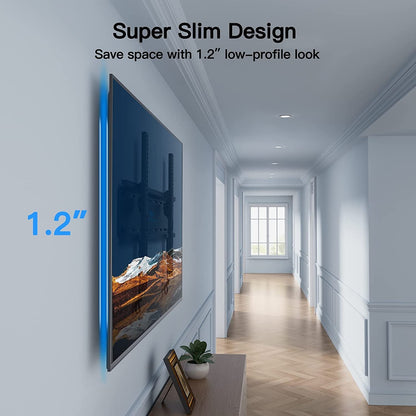 Tilting TV Wall Mount Bracket Low Profile for Most 23-60 Inch LED LCD OLED, Plasma Flat Screen Tvs with VESA 400X400Mm Weight up to 115Lbs, Fits 16" Wood Stud5