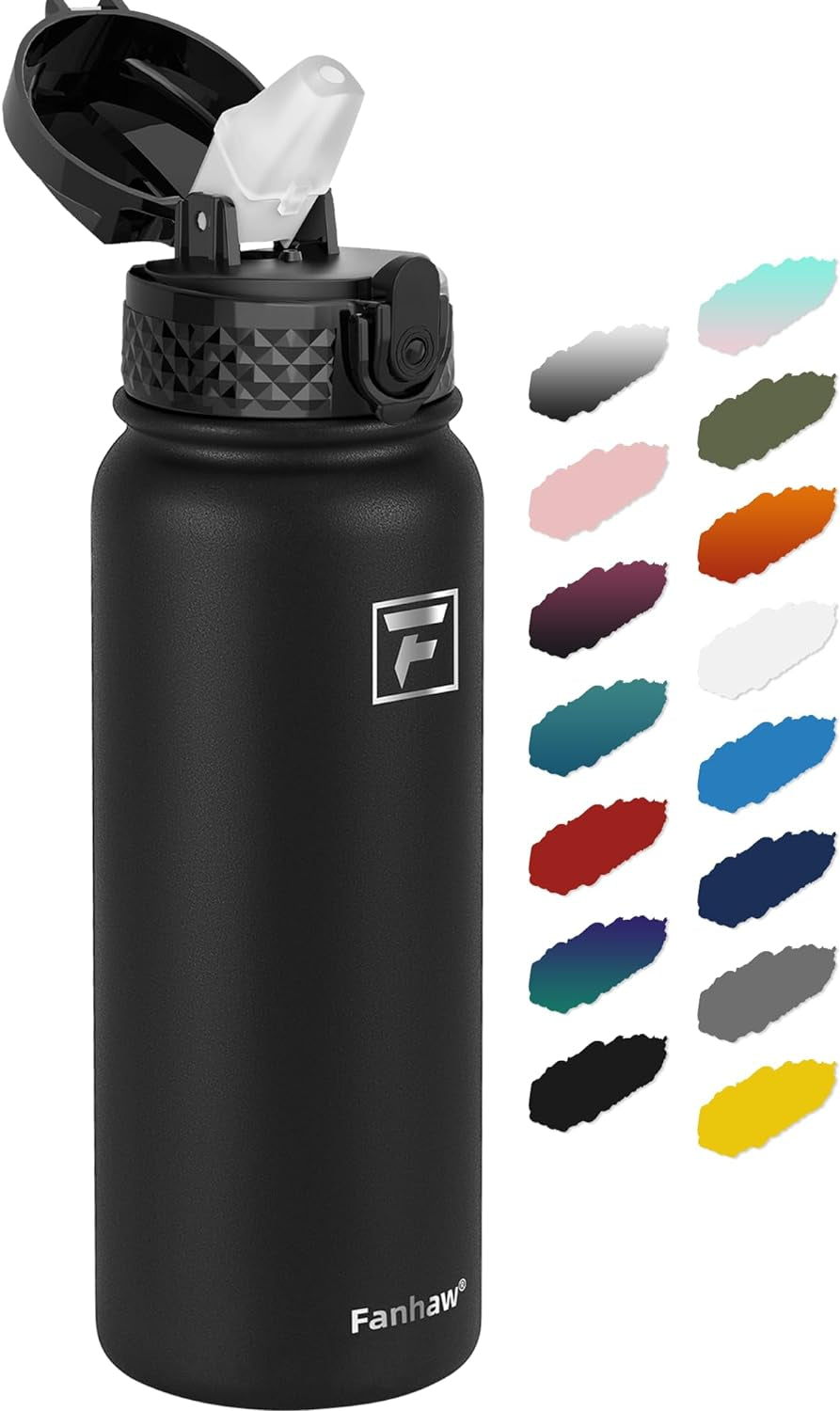20-oz-kids-insulated-stainless-steel-water-bottle-with-straw-lid-leakproof-anti-dust-everyday-use-bottle-for-school-women-men-back-to-school-essentials-black