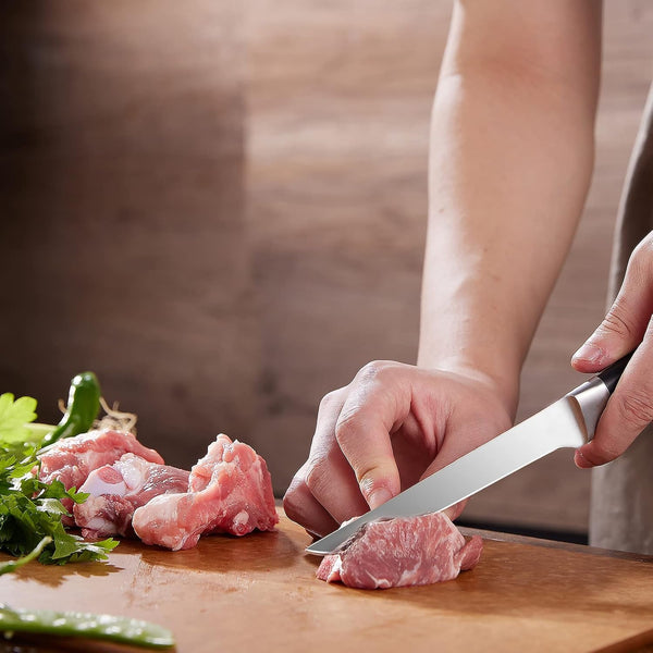 Pro Boning Knife 5.5 Inch, German High Carbon Steel Fillet Knife5