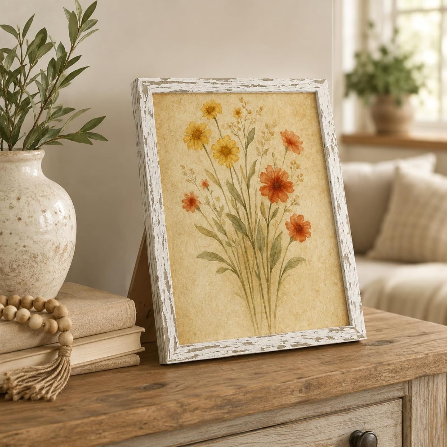 11x14-rustic-farmhouse-picture-frame-distressed-white-1-pack