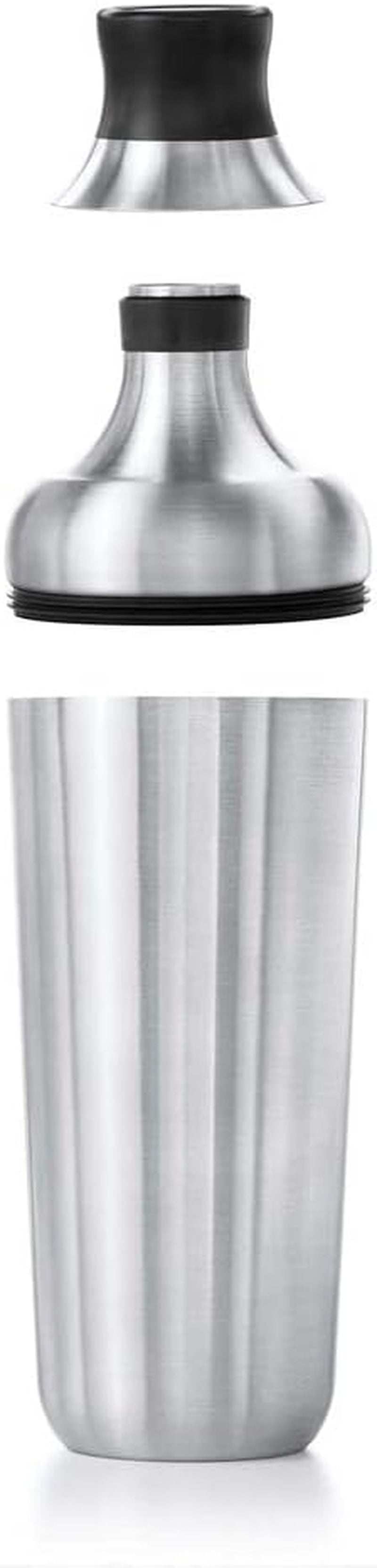 oxo-steel-cocktail-shaker-with-strainer-stainless-finish-24-oz-capacity-bar-tool-easy-grip-design-home-bar-bartending-equipment-beginner-friendly-leak-proof-single-wall-shaker