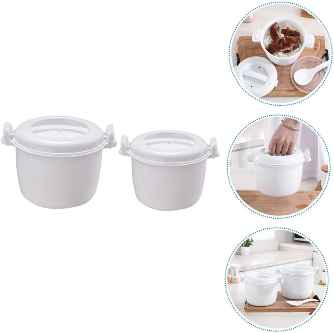 2pcs-microwave-rice-cooker-portable-food-container-for-steaming-rice-home-use-rice-cooker-for-microwave-cooking-simple-and-convenient-rice