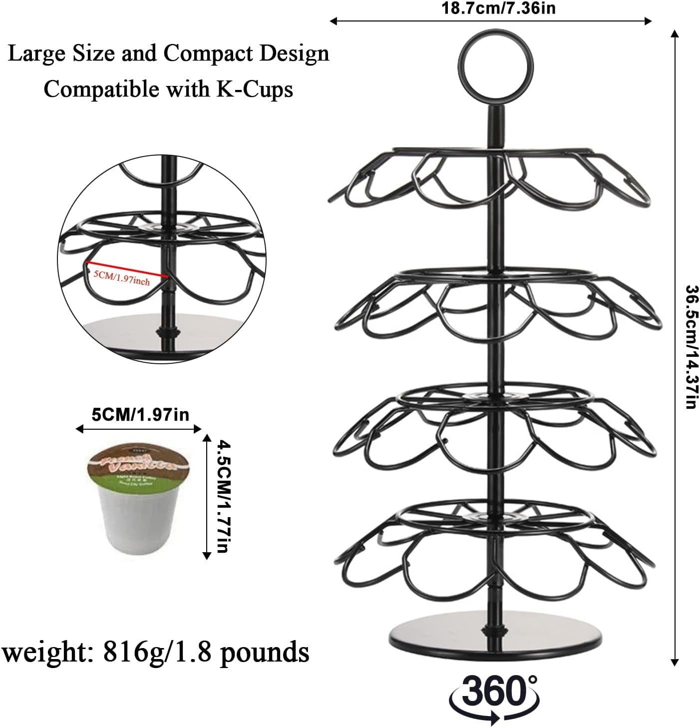 coffee-pod-carousel-holder-compatible-with-k-cups-organizer-compatible-with-36-cup-pods-spins-360-degrees