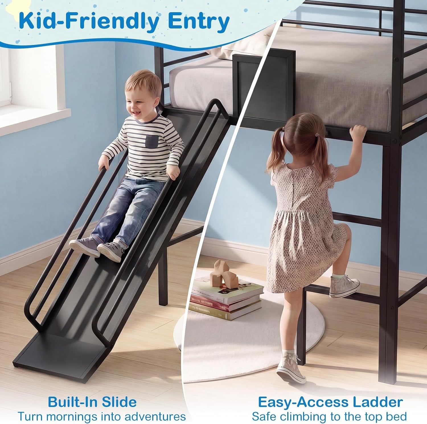 twin-size-house-loft-bed-low-loft-bedframe-w-roof-slide-ladder-chalkboard-sturdy-metal-slats-for-bedroom-dorm-kids-house-bed-for-boys-girls-no-box-spring-needed-black