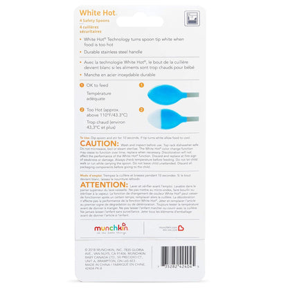 ® White Hot® Safety Baby Spoons, 4 Pack6
