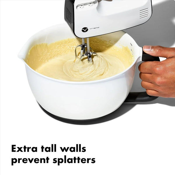 OXO Good Grips 4Qt Batter Mixing Bow with Lid, White3