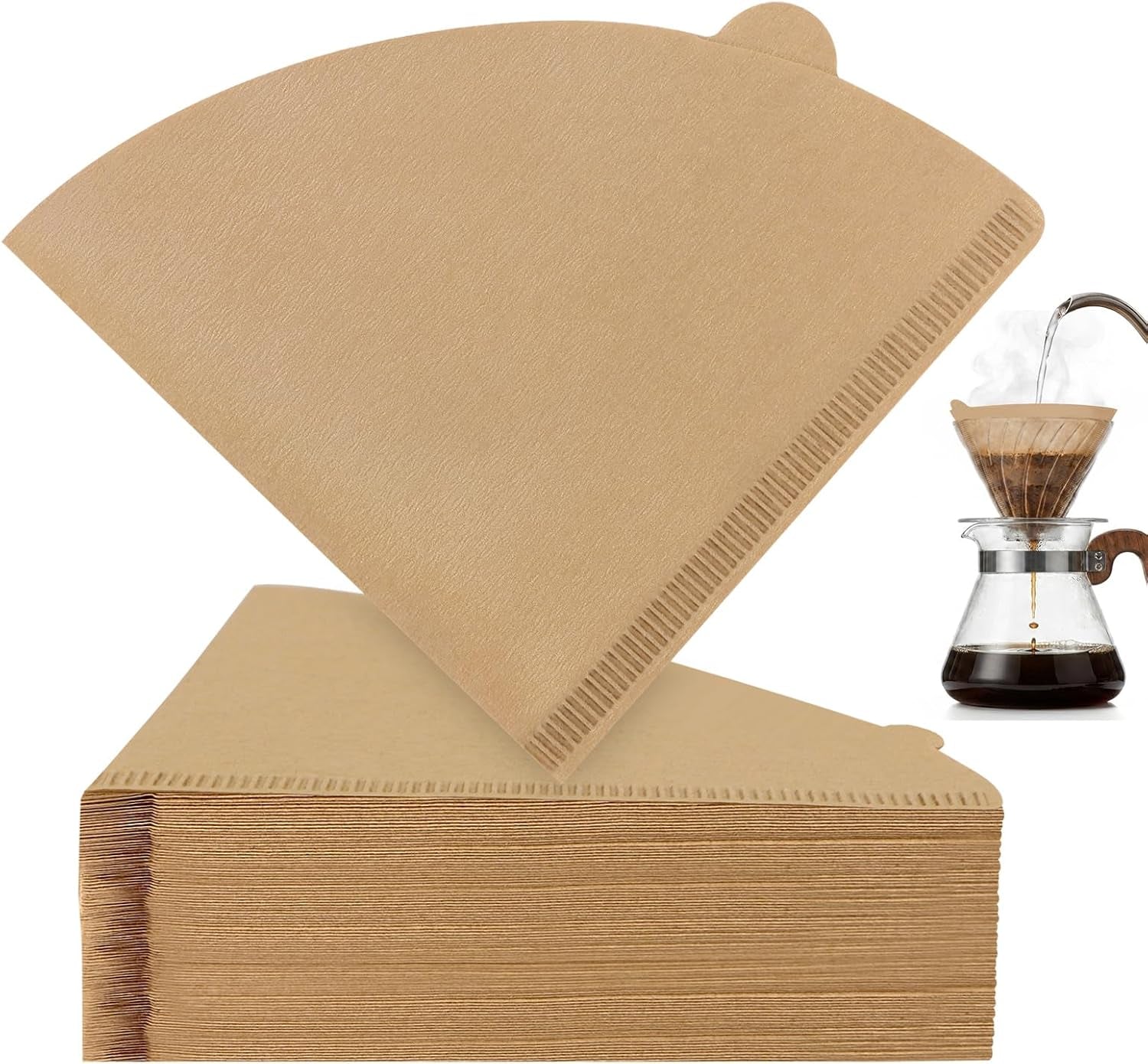 200pcs-cone-coffee-filters-2-unbleached-size-02-coffee-filter-disposable-natural-paper-filters-2-4-cup-02-cone-filters-compatible-with-pour-over-and-drip-coffee-maker