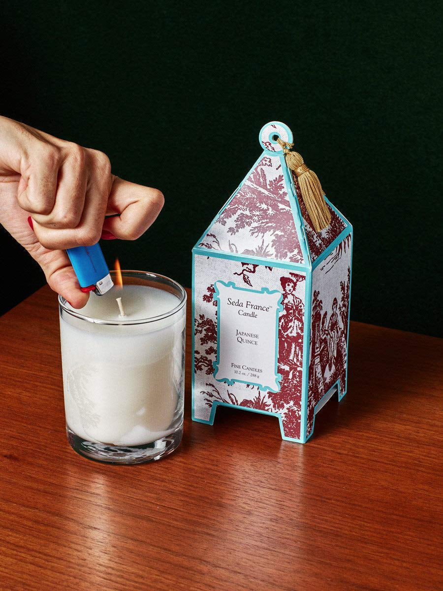 japanese-quince-candle