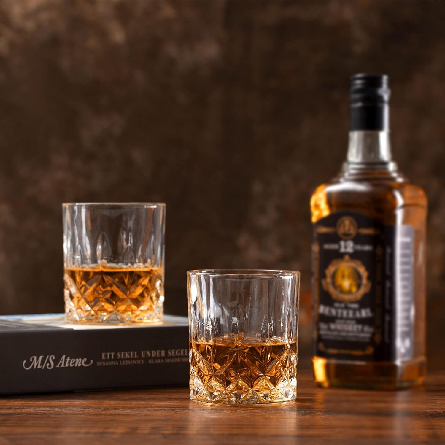 whiskey-rocks-glass-set-of-4-2-crystal-bourbon-glasses-2-round-big-ice-ball-molds-in-gift-box-10-oz-old-fashioned-glasses-for-scotch-cocktail-rum-cognac-vodka-liquor-unique-gifts-for-men