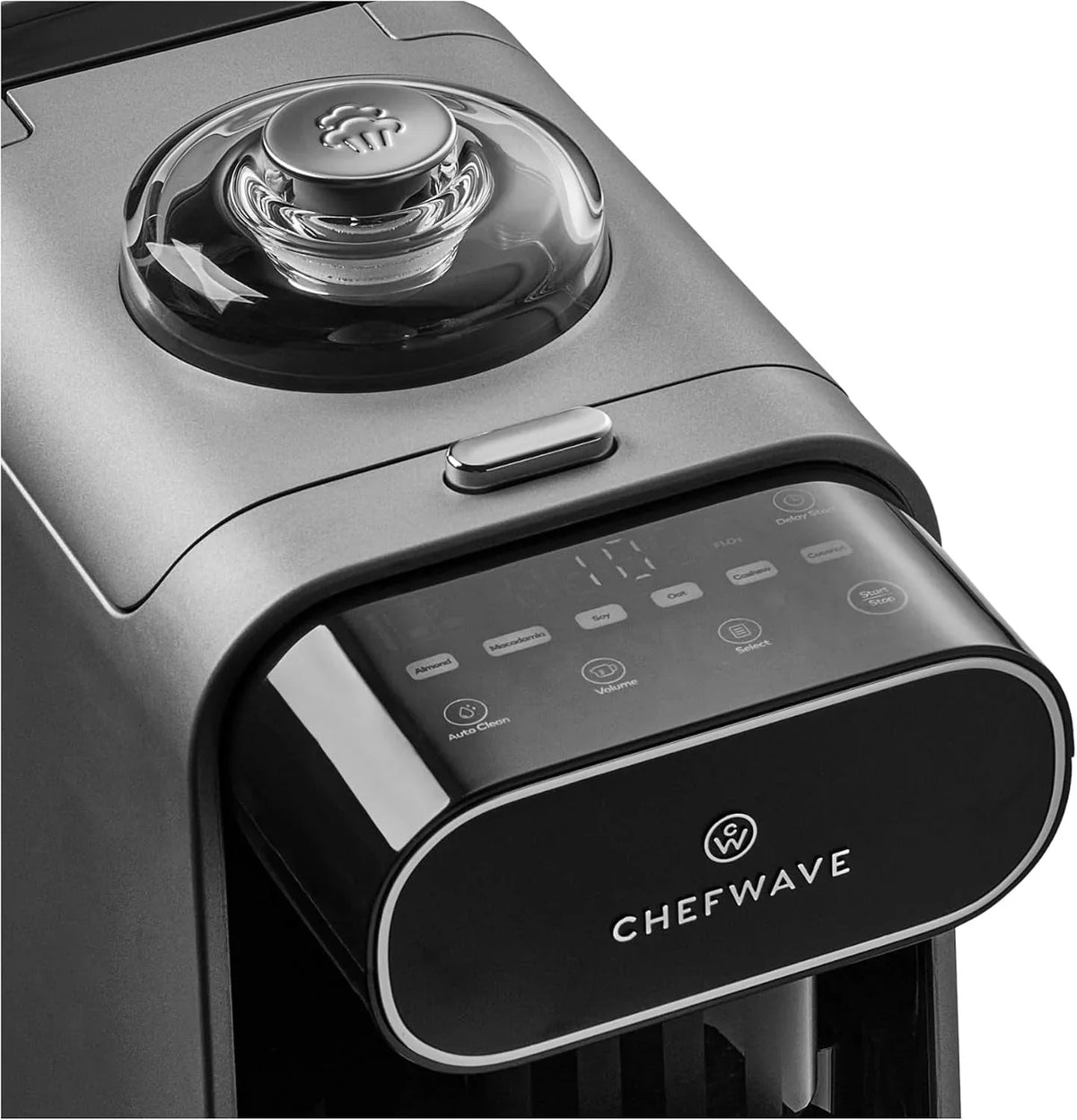 milkmade-soy-milk-maker-6-in-1-vegan-plant-based-milk-machine-with-auto-clean-and-delay-start-almond-oat-soy-cashew-coconut-macadamia-milk-maker-with-nut-platter-silver-black-self-cleaning-cycle-delay-start-glass-pitcher