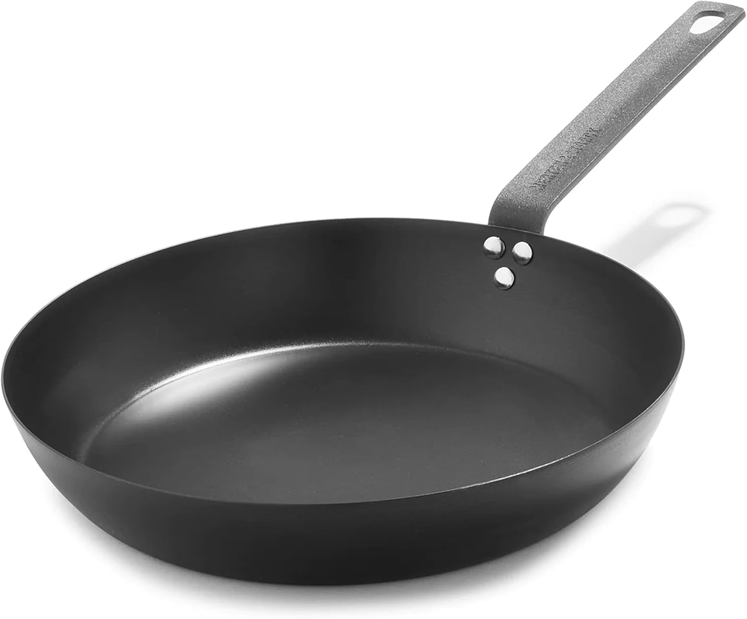 12-pre-seasoned-carbon-steel-frying-pan-skillet-natural-nonstick-with-use-induction-all-stovetop-suitable-grill-campfire-safe-even-heating-indoor-outdoor-use