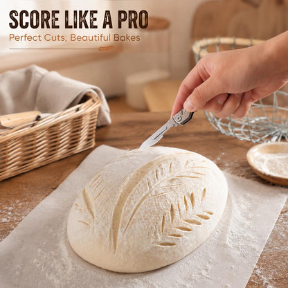 Foldable Bread Lame, Stainless Steel Sourdough Scoring Tool3