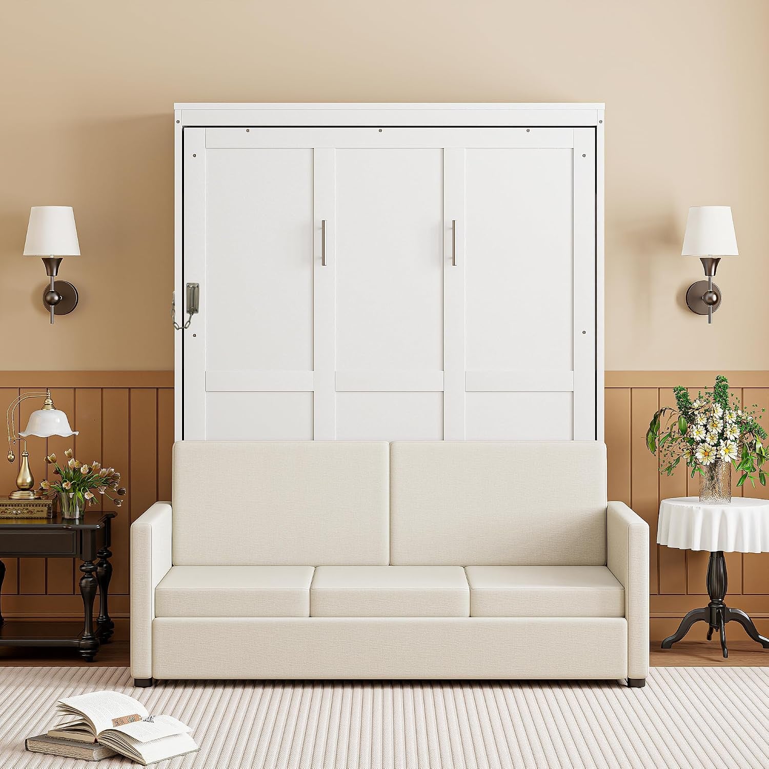 murphy-bed-full-size-wall-bed-with-sofa-can-be-folded-multifunctional-wood-hideaway-cabinet-bed-frame-slat-support-save-space-for-apartment-guest-room-white