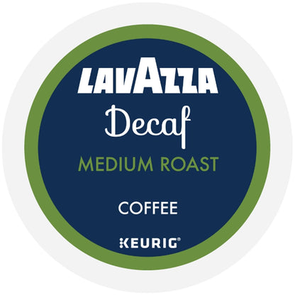 Lavazza Decaf, Single-Serve Keurig K-Cup Pods, Medium Roast Coffee, 60-Count Box (6 Packs of 10)10