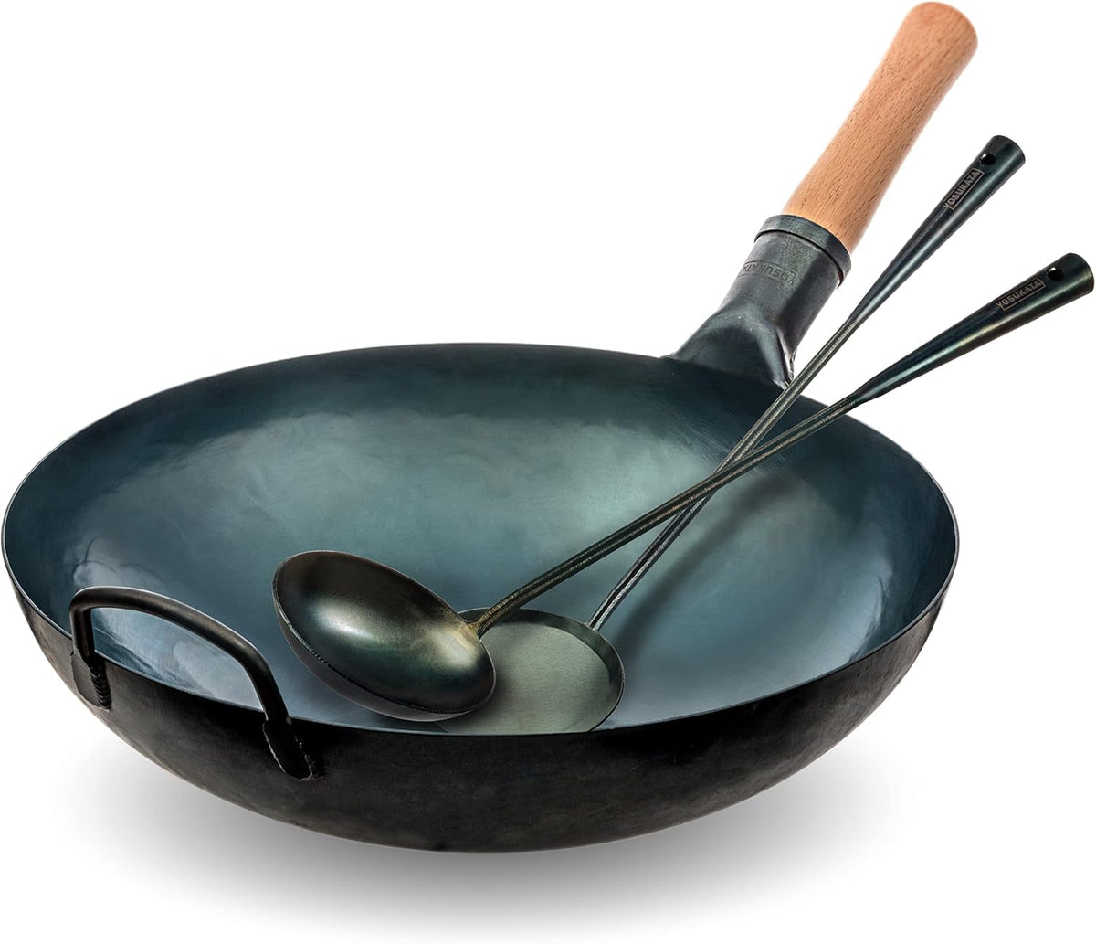 blue-round-bottom-wok-pan-14-with-pre-seasoned-wok-utensils-set-blue-carbon-steel-17-inch-spatula-ladle-3-pairs-of-chopsticks