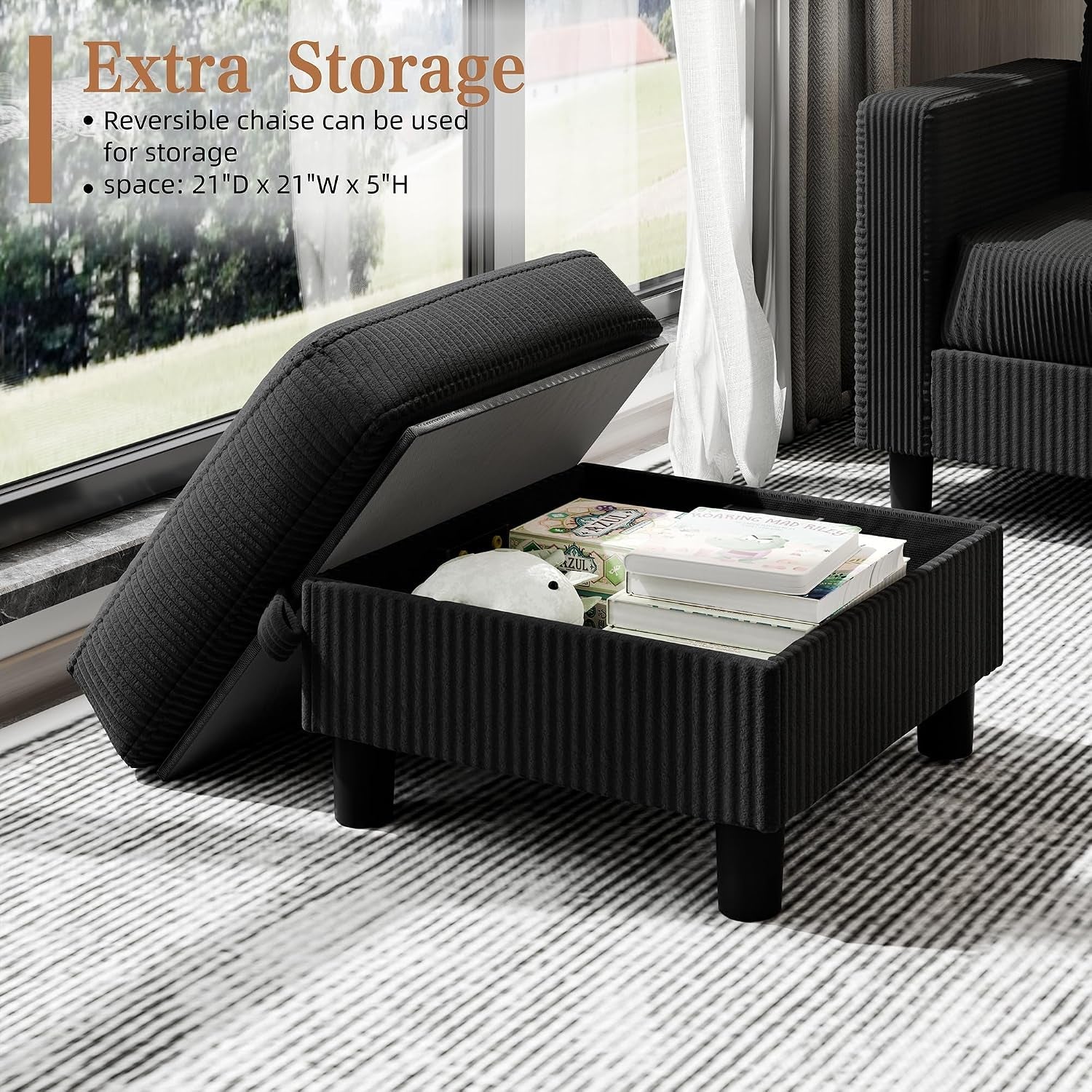 modern-upholstered-sectional-sofa-l-shaped-couch-with-storage-ottoman-and-reversible-chaise-for-living-room-carbon-black-corduroy-fabric