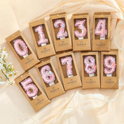 Number 1 Pink Butterfly Birthday Candles, Butterfly Themed Number Candles, Cake Number Candles, Party Celebration3